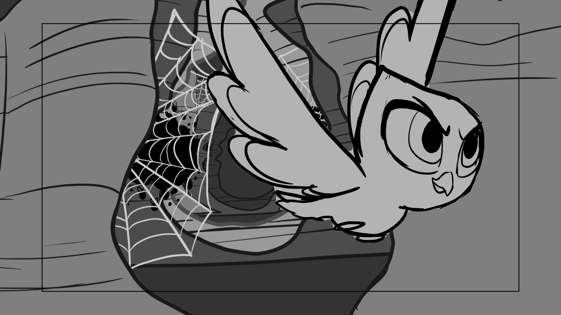 Venom Wars — Escena 16, panel 7, storyboard by Melissa Ballesteros